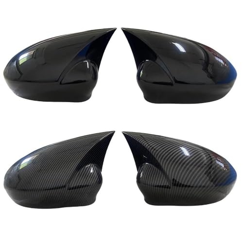 Coque de rétroviseur pour Fiat 500 pour masquer les rayures style carbone - 2