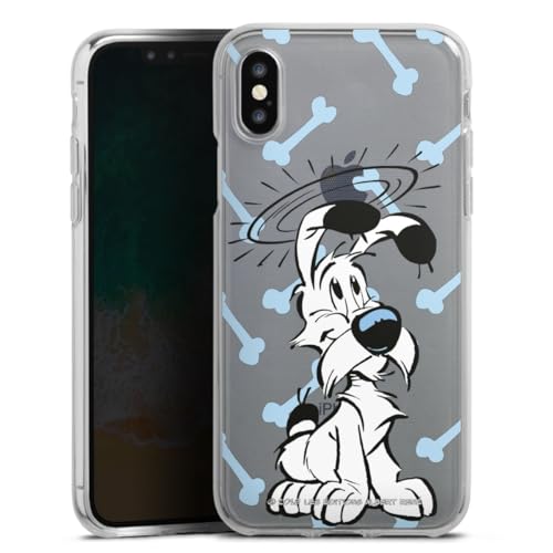 Coque silicone iPhone X transparente etui souple Asterix
