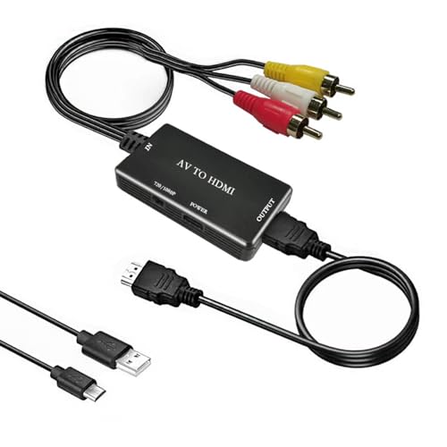 RCA to HDMI ϊRo[^[ AV R|Wbg ϊA_v^ ϊ ÂR[_[(DVDAVCRAVHS) ÂQ[@iXBOXAPS1APS2ASNESAN64AWiijȂǋ@ 3F[q 3FR[hHDMI 720P/1080P 