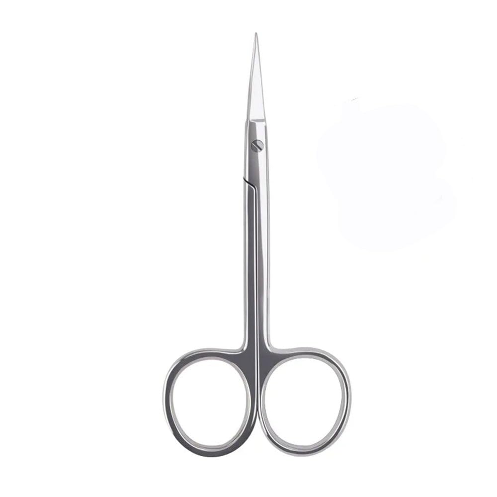 Maniküre-Schere, Ellenbogenschere, professionelle Nagelknipser aus Edelstahl, Salon-Maniküre-Werkzeuge, Silber, C