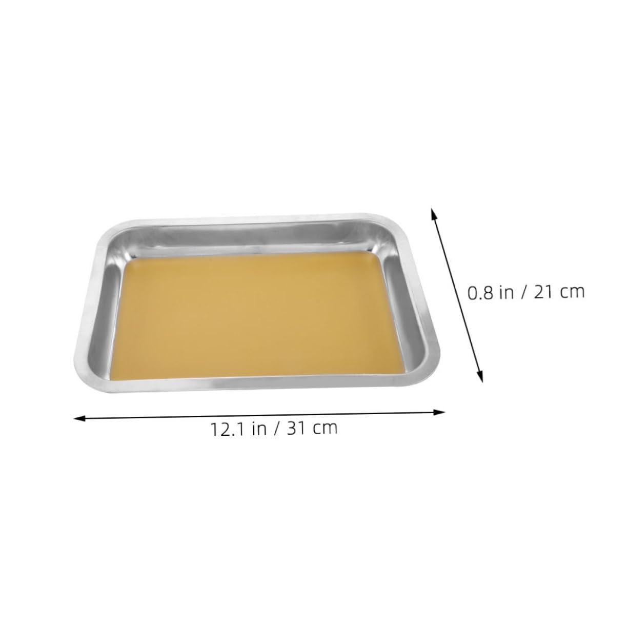 YARNOW 2pezzi Vassoio Per Dissezione in Acciaio Inossidabile Con Base in Cera Formato Per Laboratori Biologia Anatomia Scienze Insegnanti Studenti e Scuole