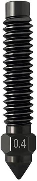 Nozzle for Elegoo Centauri Carbon 3D Printer High Temperature Pointed Hardened Steel Nozzle with 0.2/0.4/0.6/0.8mm Centauri Nozzle (0.4mm)