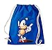 TRVPPY Baumwolltasche Turnbeutel Tasche Modell Sonic - Royalblau