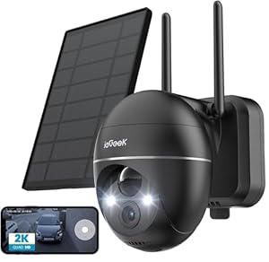 ieGeek ZS-GX1S 2K Solar Überwachungskamera Aussen
