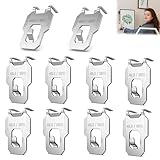 UZYXC 10 Pezzi Gancio per Quadri Ad Artiglio per Cartongesso, Ganci da Parete Per Appendere Specchi Foto E Kit per Appendere Quadri, Nessun Danno Gancio da Parete Resistente per Decorazione Camera