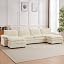 373cm U-shape Beige
