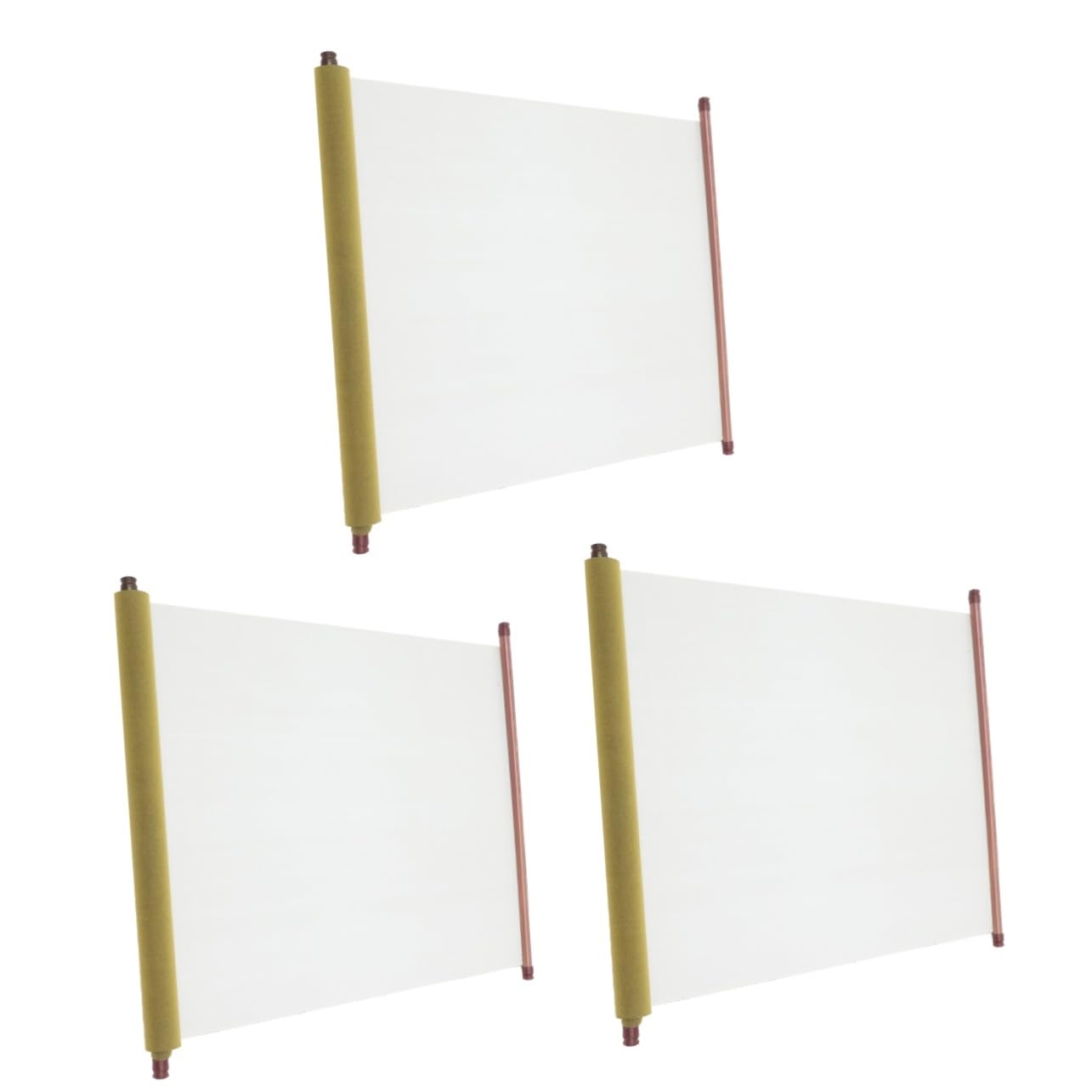 NUOBESTY 3 Pezzi Di Panno Per Scrivere in Acqua Disco Oblato Cancelleria Giapponese Accessori Per La Casa Rotolo Di Carta Cinese