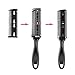Frcolor 3pcs Negro Doble Lado del Pelo Adelgazador del Pelo Lateral Cortador...