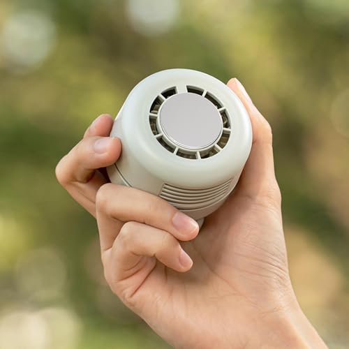 Ventilador recargable de 3 velocidades regulables con flujo de aire directo 5