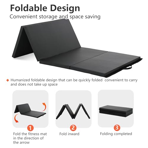 image for PayLessHere Gymnastics Mat Wrestling Mat Tumbling Mat Gym Mat Folding 