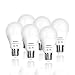 Tenergy 9W LED Light Bulb (60W Equivalent) A19 Household Bulbs, E26 Base 5000K 750LM Daylight LED Bulbs, Indoor Lighting Lamps, 220 Degrees Beam Angle, 6-Pack, Non-Dimmable