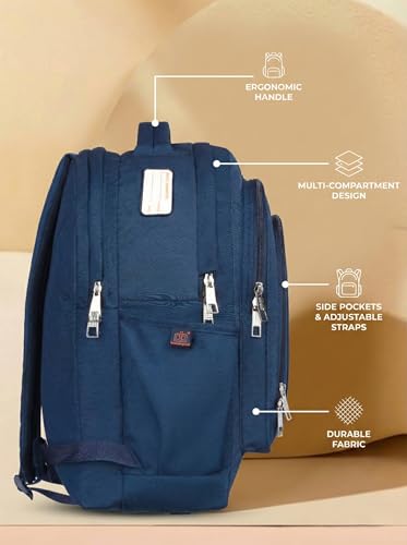 Image of Dhariwal Bags Exclusive For Railway Running Staff Backpack 4 compartments /Stylish and Trendy Backpacks for Unisex /Water Resistant and Lightweight Bags /Easy to Carry
