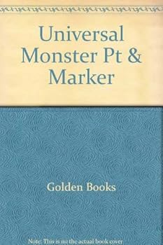 Paperback Universal Monster Pt & Marker Book