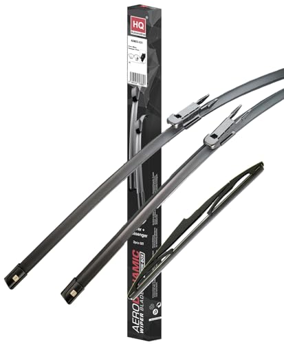 HQ Automotive ADR62-823 HQA11 – Set Di 3 Spazzole Tergicristallo Aero Piatte, Anteriori + Posteriore, Per Ford Kuga (dal 11.2012)