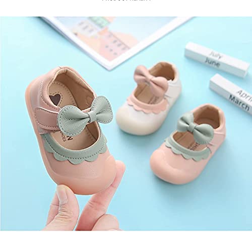Cute Baby Girl Sandals Toddlers 0-1-2 s Old Princess Shoes Toddler Shoes Dress Flat Shoes Fit Baby Shoes (Color : Pink Size : 11cm) (White 13cm)2