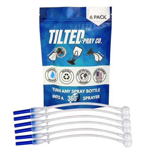 Tilted 360 Spray Bottle Adapter - Universal and Reusable Spray bottle adapter - Turn Any Spray Bottle Into a 360 Sprayer! (6)
