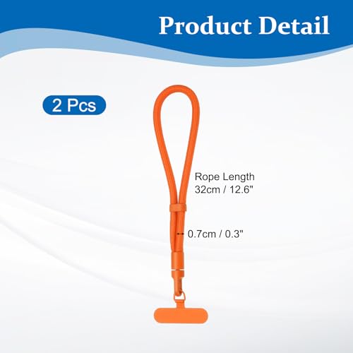 Sangle de téléphone PATIKIL en polyester durable et sa fixation patch inox robuste - 2