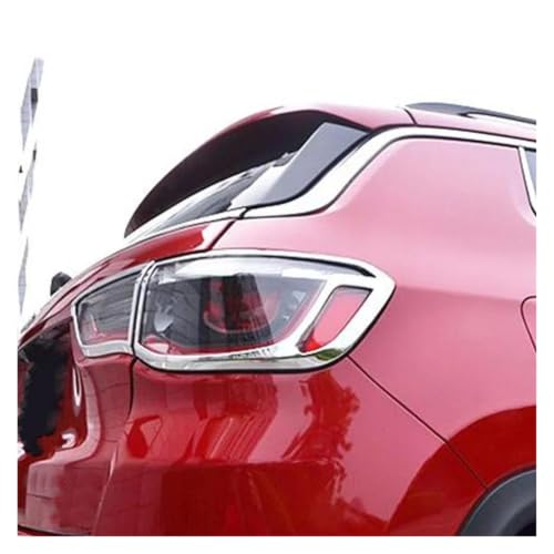 Protector de luz trasera para Jeep Compass 2017-2023 con acabado cromado 3