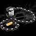 ZECHAO U-Lock Folding Lock,Bike Lock Anti-Theft Device Security Folding Lock Bike Lock Bike Anti-Theft Lock