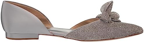 Badgley Mischka Women's Ileana Ballet Flat, Silver, 9 | Image 5