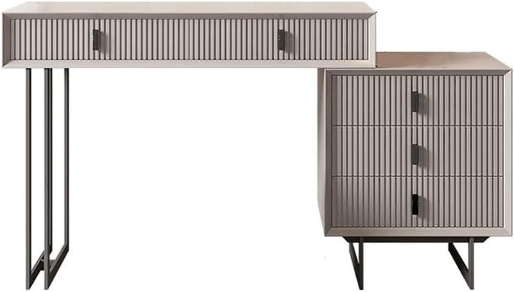 AMONG Vanity Desk Dressing Table Multifunctional Modern Simple Style Home Small Apartment Cloakroom Dressing Table With Storage Cabinet Bedroom Makeup Table (Size : S150cm)