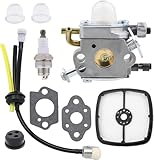 FitBest All-in-One Carburetor Tune-Up Kit for Echo C1U-K78 Leaf Blower – Includes Air Filter, Spark Plug, Fuel Lines & Primer Bulbs – Easy Install, Factory-Tuned (Fits PB200/ES-210/ES-211)