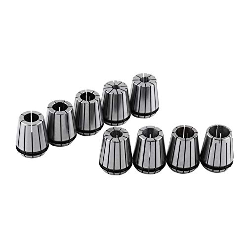 9pcs ER32 Spring Collet Set, Workholding Engraving Collet, for CNC Engraving Machine and Milling Lathe Tool 2-20mm - Image 3