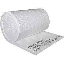 SIMOND STORE Ceramic Fiber Insulation Blanket, 1 x 24 x 96, 8# Density 2400F, Fireproof Insulation Blanket for Furnace Forge Kiln Chimney Stove Fireplace Pizza Oven Boiler Dishwasher, and More