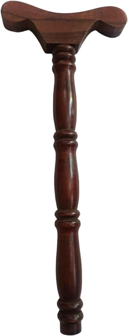 Jtku Handicraft01 Wooden Staff for Improved Breath Flow in Nostrils and Yoga Practices | Yoga Stick | Danda