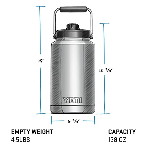Image of YETI Rambler Gallon Jug, Vacuum Insulated, Leakproof, Stainless Steel with MagCap