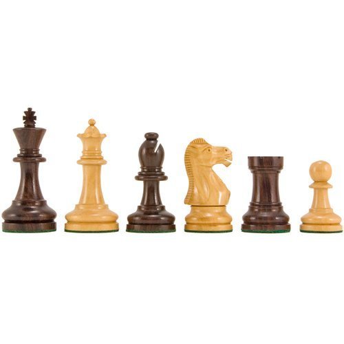 Suprema Serie Palisandro Staunton Ajedrez Piezas 8.9cm