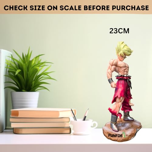 Image of FUNFOB Action Figure Height-23cm Collectible for Anime Fans PVC Multicolour | Go-k on Stone - Red Pant