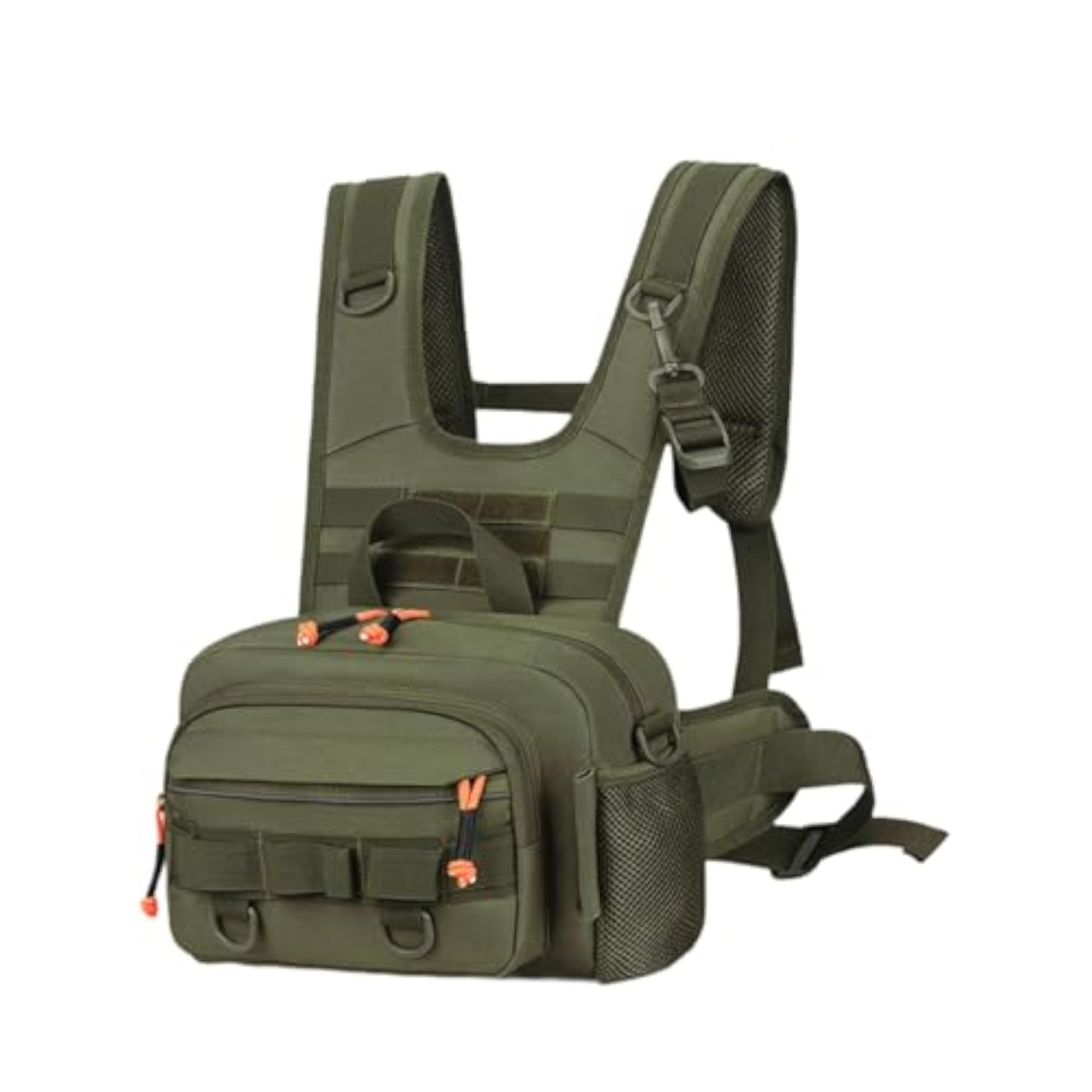 Men Outdoor Chest Bag Zipper Organizer Chest Pack