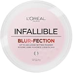 L'Oréal Paris Poudre Libre Infallible Blur-Fection, Poudre de Finition Rose Éclaircissante avec Fini Mat Doux, Fixe le Maquillage jusqu'à 24H, 10 Rose Clair, 6g