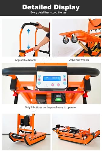 Carretilla eléctrica para escaleras con sistema de tracción miniatura 5