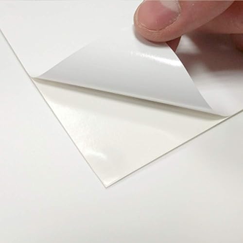 Miniatura 3 de Vinilo blanco autoadhesivo mate de 54 pulgadas x 150 pies, vinilo autoadhesivo de 4 mil para edificios Signs