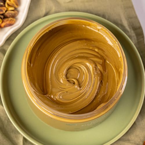 ORIGONUTS Pistaziencreme ohne Zuckerzusatz 200 g mit 54% Pistazien Aufstrich Süß Pistazienmus Streichfähige Pistazien Creme Perfekt für Krapfen Käsekuchen Croissant Desserts Brotaufstrich ohne Palmöl