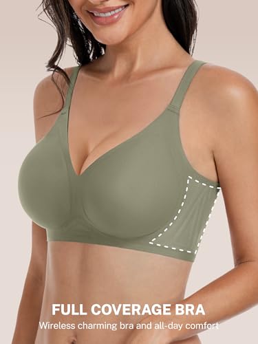 Image of habibee Jelly Bra for Women No Underwire Comfort Seamless Bras Push Up Wireless Bras Full Coverage Bralettes