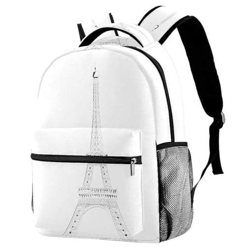 Sac de voyage décontracté Tour Eiffel, le compagnon multicolore des sorties urbaines