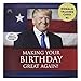 Talking Trump Birthday Card (Red) - One of the Best Donald Trump Gifts Ever Created - Wishes You Happy Birthday in Trump
