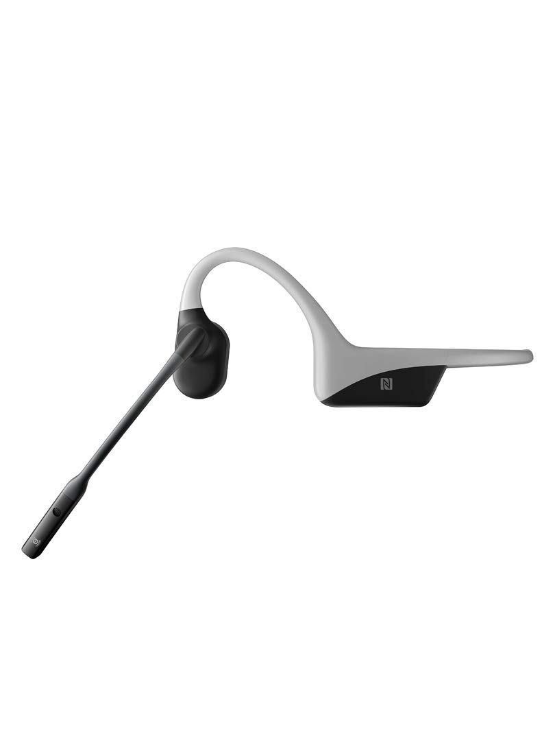 Amazon.co.jp: AfterShokz OpenComm Light Gray AFT-EP-000027 Bone 