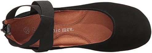 Bernie Mev Women's Monica Ballet Flat, Black Suede, 39 EU/8-8.5 M US | Image 4