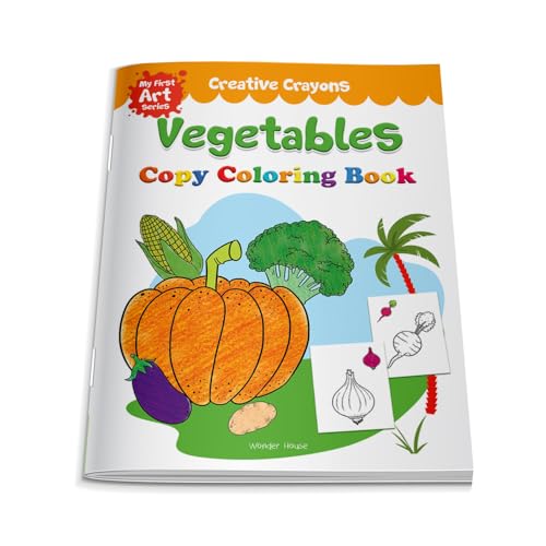 Vegetables: Crayon Copy Colour Books