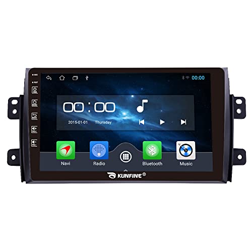 Android 10 Autoradio Voiture Navigation Stéréo Lecteur Multimédia GPS Radio 2.5D Écran Tactile pourSUZUKI SX4 2006-2013