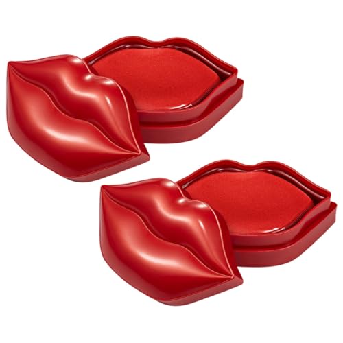 PENIKOKO Mascarilla Labial Hidratante en Gel 40 Unidades Tamaño Estándar para Dormir Extractos Naturales de Cereza Cuidado de Labios Secos y Agrietados Belleza Facial Nocturna