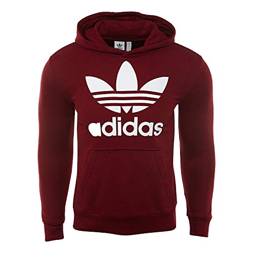 Sweat-shirt Adidas Originals enfant à capuche couleur bordeaux S
