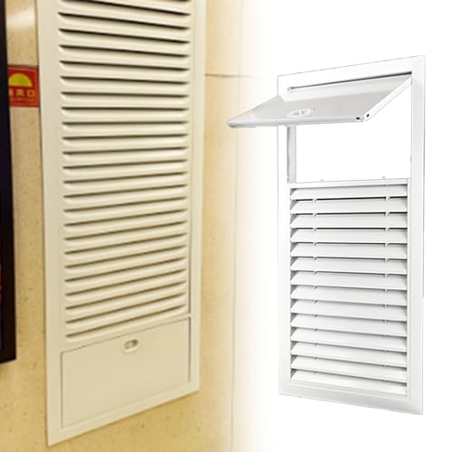 Panel de acceso ventilado con trampilla de lamas para techos y paredes 65x90 cm 2