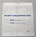 Medline NON026310 Drawstring Patient Belonging Bags, White (Case of 250)