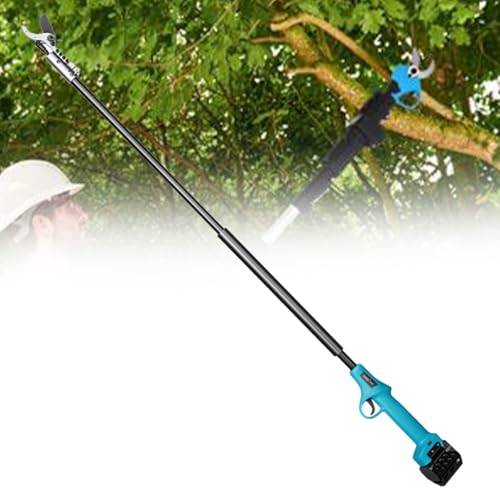 Podadora Electrica Bateria,Podadora De Altura,Tijeras De Podar EléCtricas,Hay Tres Longitudes Disponibles (1,5 M / 2,2 M / 2,7 M) Para Satisfacer Diferentes Necesidades-2.7M