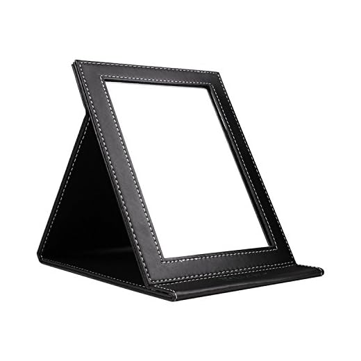 DUcare Portable Folding Vanity Mirror with Stand, Large